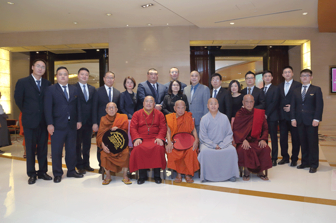 人民大厦索菲特酒店圆满完成缅甸高僧代表团外事接待任务